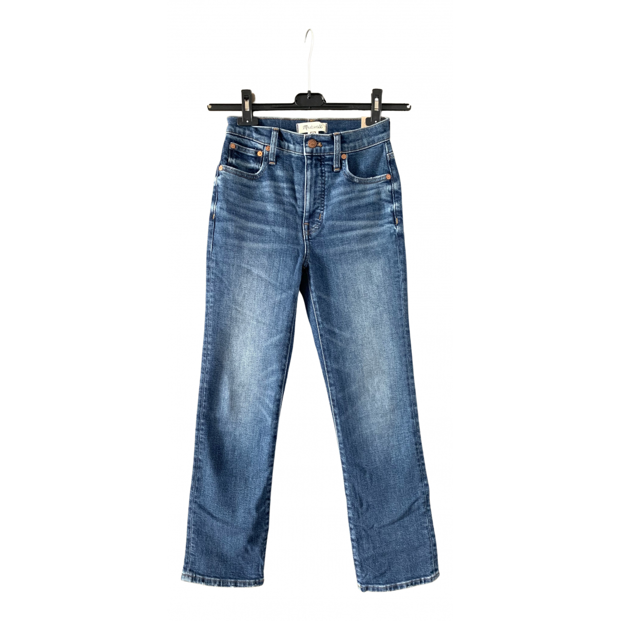 Straight jeans Madewell Blue size 24 US 